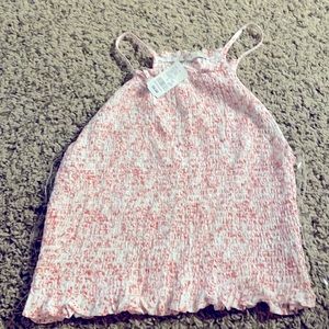 Cute pink/white blouse brand new with tag